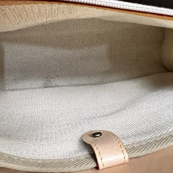 Dooney & Bourke Wayfarer Pink Tan Canvas Monogram Crossbody Bag Satchel - Picture 12 of 16